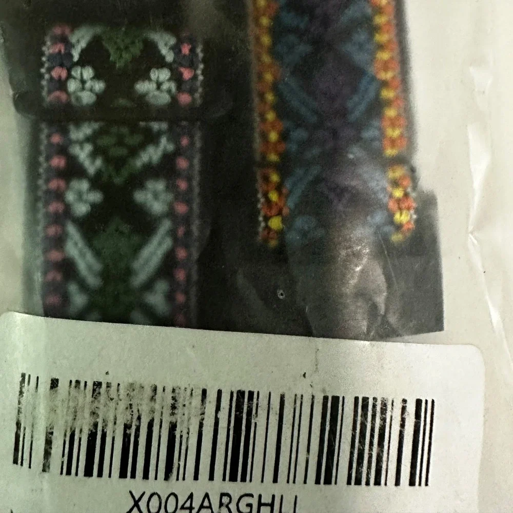 Vancle Stretchy Band for Charge 3 2-Packs Woven Elastic Adjustable New‎
